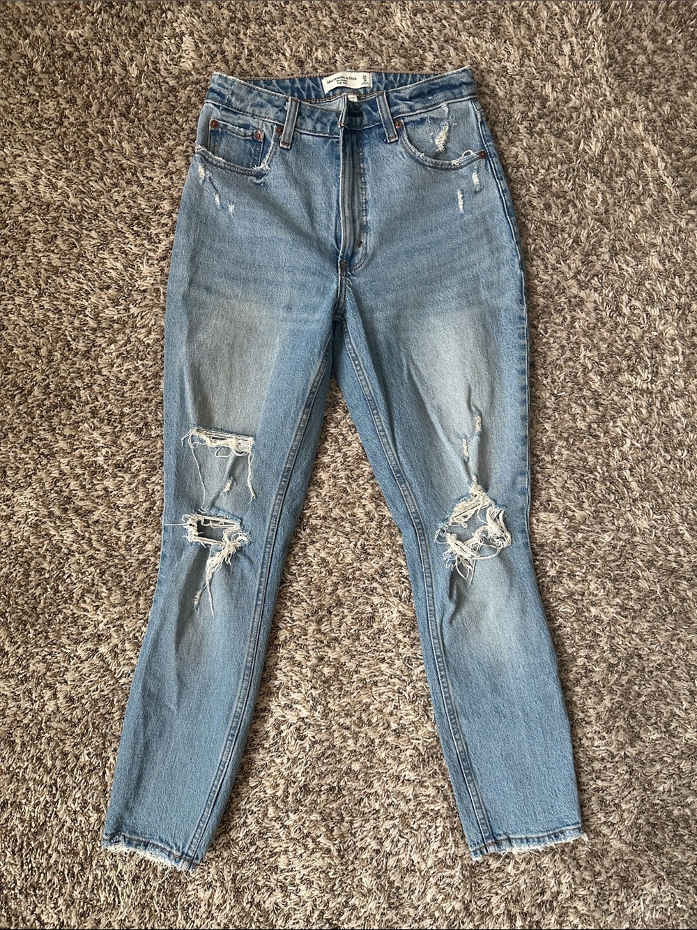 Abercrombie & Fitch The Skinny Curve High Rise Jeans - 25R